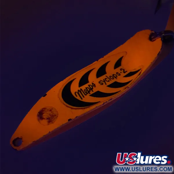 Mepps Syclops 2 UV Plandavka, Oranžová / Černá, 17g, UV barva, #8247