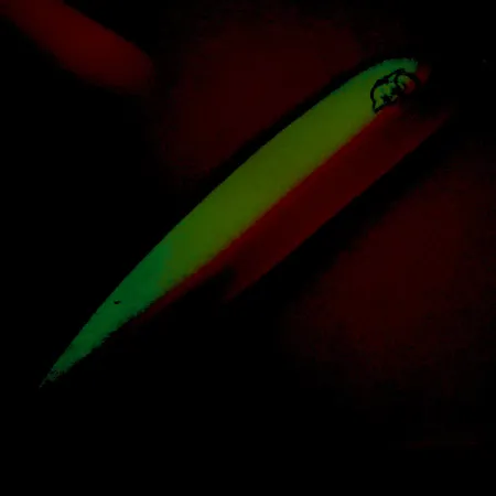 Dardevle Big Ed Flutter-Chuck 3700 Plandavka, UV Glow, 25g, #8279