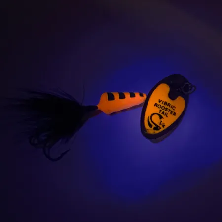 Yakima Bait Vibric Rooster Tail UV Třpytka, UV Orange Tiger, 7g, #8291