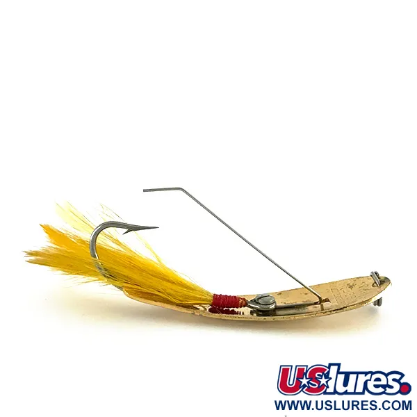 Hopkins Weedless 238 Hammered Spoon Plandavka, Zlatá, 7g, Anti-vázka, #8331