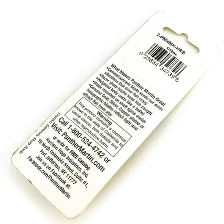 Panther Martin 2 Třpytka, Červená/Modrá/Zlatá, 2.5g, Holografická, #8334