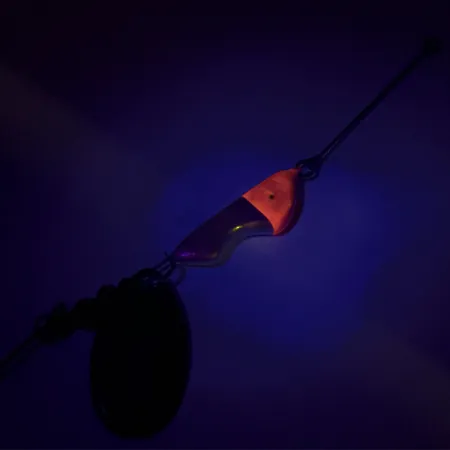 Erie Dearie Walleye Killer UV Třpytka, Nikl / Červená, 14g, UV, #8344