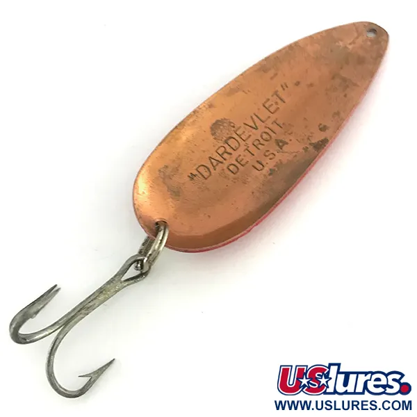 Dardevle Dardevlet Plandavka, Červená/Bílá/Nikl, 21g, Měď, #8433