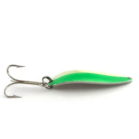 Plandavka Acme Little Cleo Glow, Bílá / Zelená / Nikl, 11g, #8435