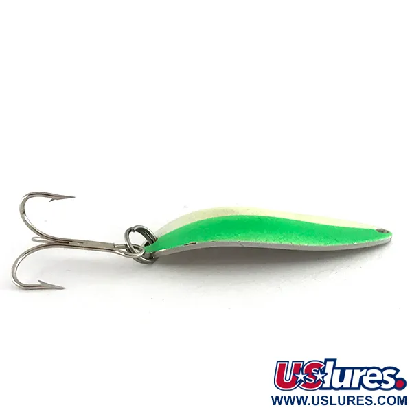 Plandavka Acme Little Cleo Glow, Bílá / Zelená / Nikl, 11g, #8435