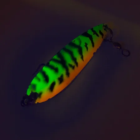 Luhr Jensen Krocodile Die #4 UV Plandavka, Fire Tiger, 14g, UV, #8466