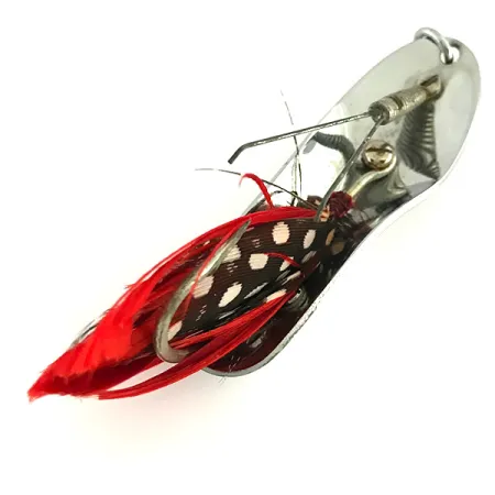 Pflueger Chum 4 Plandavka, Nikl / Červená, 19g, Peří, #8488