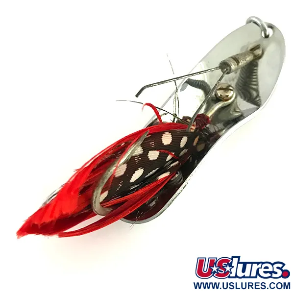 Pflueger Chum 4 Plandavka, Nikl / Červená, 19g, Peří, #8488