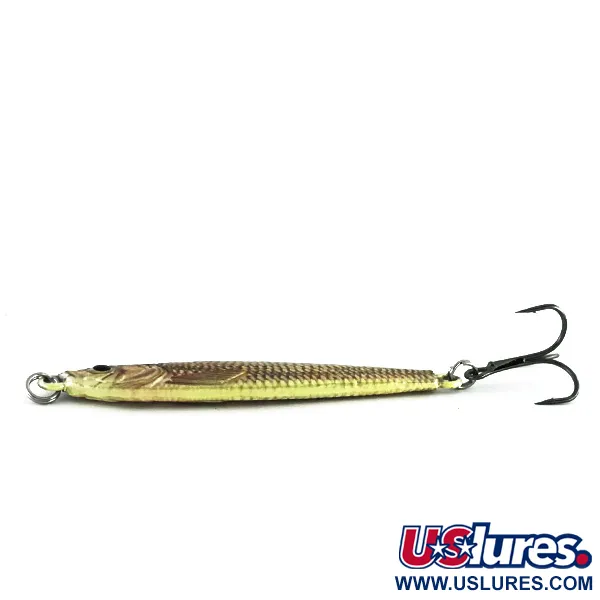 Cabela's Real Image Jig-N-Spoon Plandavka, Gold Shiner, 28g, #8496