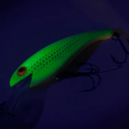 Cotton Cordell Deep Diver UV Wobler, Zelená/Žlutá/Oranžová, 7g, UV, #8505