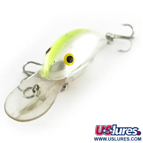 Bandit 200 Crankbait, Chrome Chartreuse, 8.5g, Chrastítko, #8529