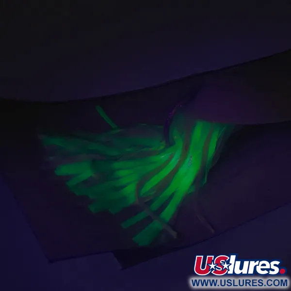 Hydro Lures Weedless Hydro Spoon, 11g, Bílá / Zelená / Červená, Plandavka #9258