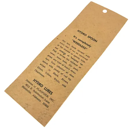 Hydro Lures Weedless Hydro Spoon, černá, 11 g, plandavka #8594