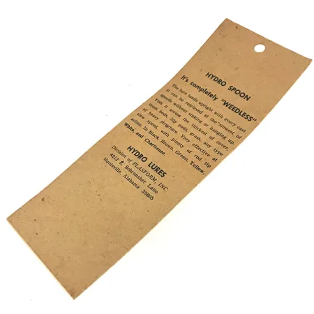 Hydro Lures Weedless Hydro Spoon Neuváznoucí Plandavka, Bílá/Šedá, 14g, #8595