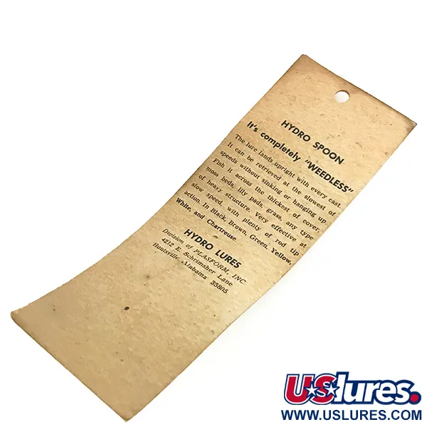 Hydro Lures Weedless Hydro Spoon, Zelená, 17g, Neuváznoucí, #8596