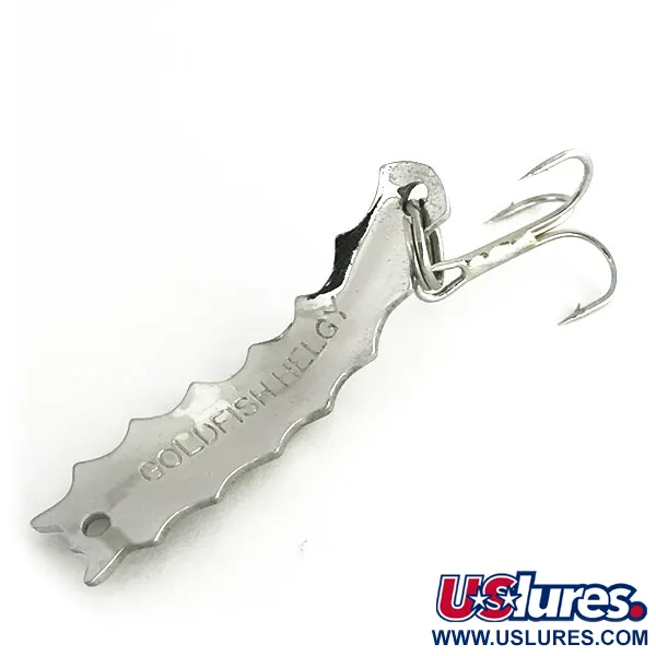 Goldfish Helgy Plandavka, Nickel / Red Eyes, 4.5g, Hmyzí profil, #8621