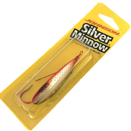 Weedless Johnson Silver Minnow Plandavka, Červená/Černá/Zlato, 14g, #8625