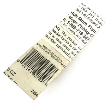 Mepps Aglia 1 dressed Třpytka, Stříbro, 3,5g, Peří na trojháčku, #8678