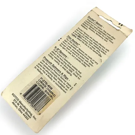 Prescott Spinner Little Doctor 275 Třpytka, Měď/Oranžová, 21g, #8680