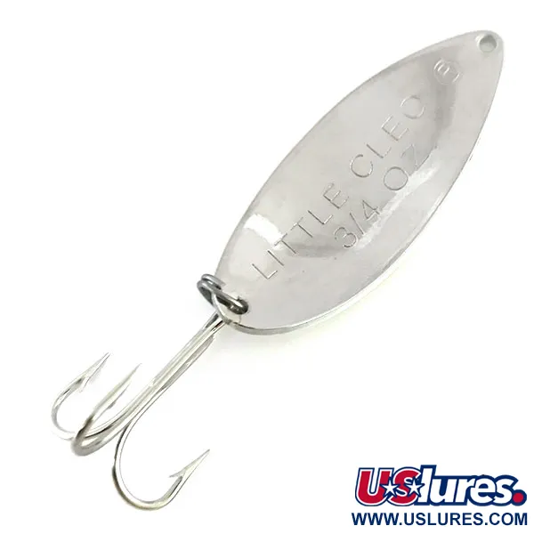 Acme Little Cleo Glow Plandavka, Bílá/Červená/Nikl, 21g, Glow, #8689