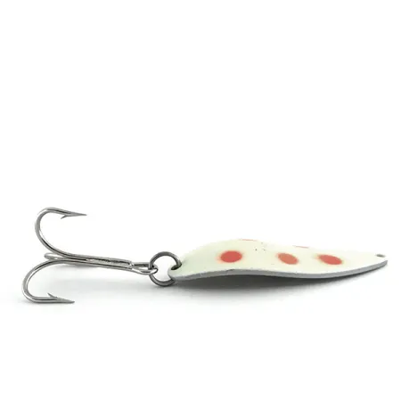 Acme Little Cleo Glow Plandavka, Bílá/Červená/Nikl, 21g, Glow, #8689