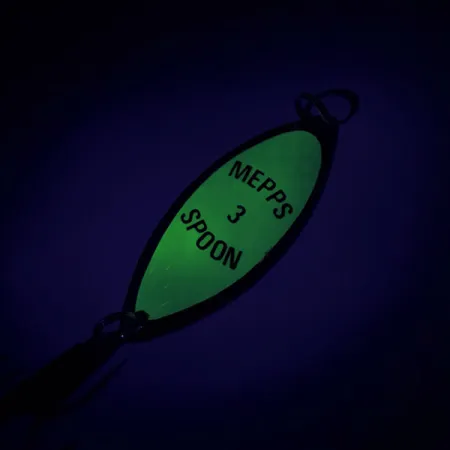 Mepps Spoon 3 Plandavka, Zlatá/Zelená, 13g, Svítící, #8690