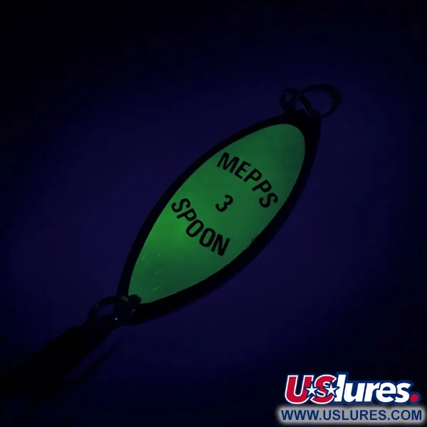 Mepps Spoon 3 Plandavka, Zlatá/Zelená, 13g, Svítící, #8690