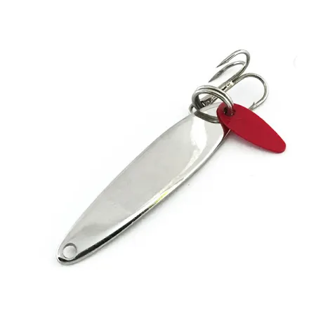 Bay de Noc Swedish Pimple Třpytka, Nikl, 4.5g, Vertikální lov, #8730