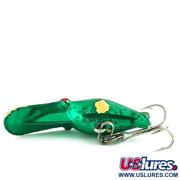 Luhr Jensen Hot Shot 3, 5,5g, Green Metallic, plovoucí vobler #8750