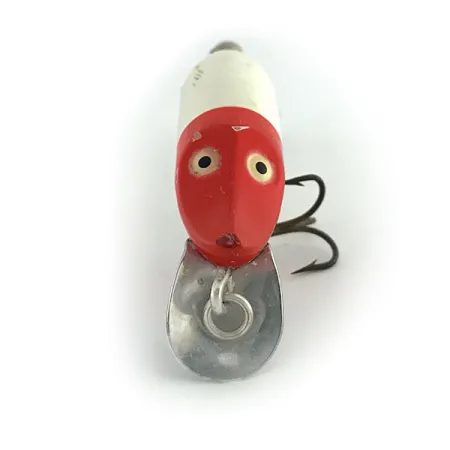 Heddon River Runt Tiny Floating Wobler, Red Head, 7g, Vintage, #8751