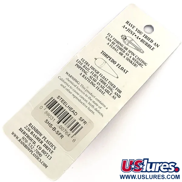 Rainbow Plastics Steelhead UV Plandavka, Fluorescent Orange, 14g, #8780