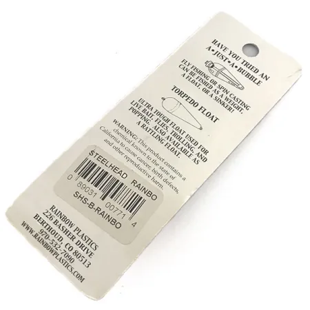 Rainbow Plastics Steelhead UV Plandavka, Rainbow, 14g, UV, #8781