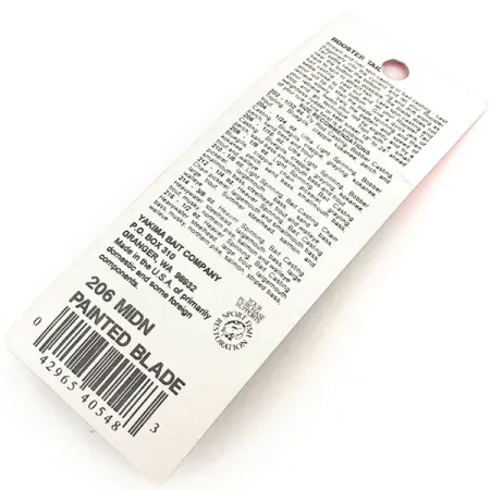 Worden’s Original Rooster Tail Třpytka, Černá, 1.77g, #206MIDN