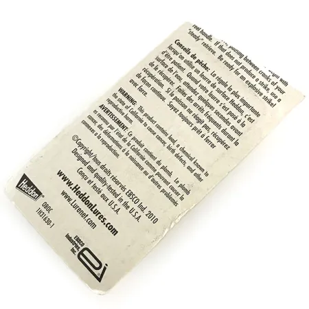 Heddon Tiny Torpedo Hladinová nástraha, Průhledná, 7g, Vrtulka, #8787