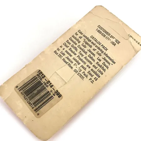 Luhr Jensen Little Jewel Plandavka, Hammered Brass / Red, 7g, UV, #8789