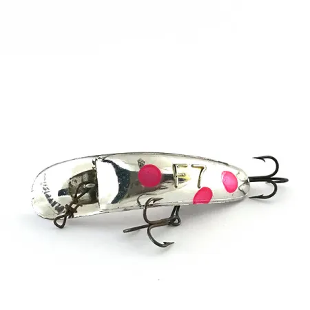 Yakima Bait FlatFish F7 Wobler, Stříbrná / Červená, 3,6g, Trolling, #8799