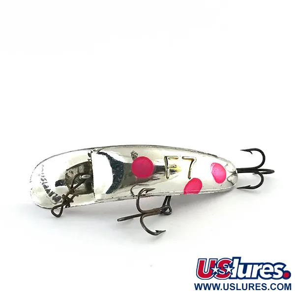 Yakima Bait FlatFish F7 Wobler, Stříbrná / Červená, 3,6g, Trolling, #8799