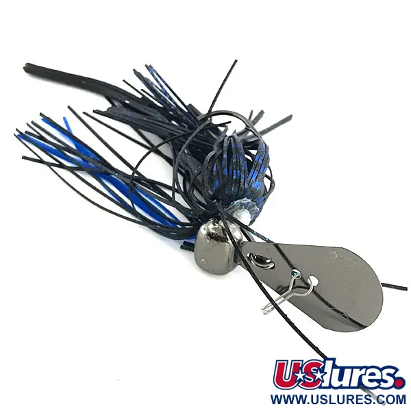 Strike King Rage Blade Jig, Černá, 12g, Háček Gamakatsu, #8808