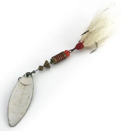 Mepps Aglia Long 2 Dressed Třpytka, Stříbrná, 7,3g, Srst, #8810