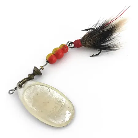 Mepps Aglia 4 squirrel tail Rotačka, Stříbrná, 9g, Přírodní srst, #8857