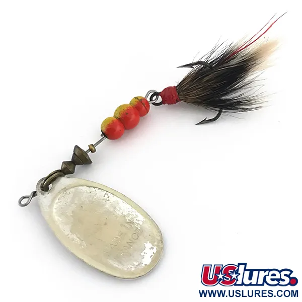 Mepps Aglia 4 squirrel tail Rotačka, Stříbrná, 9g, Přírodní srst, #8857