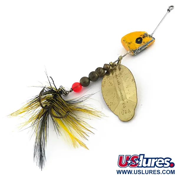 Mepps Lusox 2 Třpytka, Zlatá / Žlutá, 17g, Výměnná hlavička, #8858