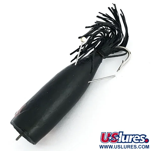 Burke Weedless Popper Hladinová Nástraha, Černá, 7g, Antivázací, #8889