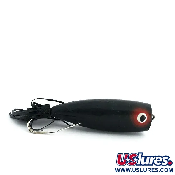 Burke Weedless Popper Hladinová Nástraha, Černá, 7g, Antivázací, #8889