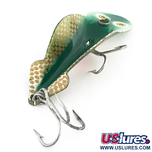 Buck Perry Spoonplug Plandavka, Zeleno-Zlatá, 10g, Vintage, #8900