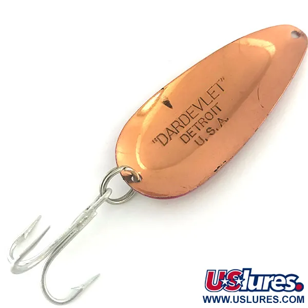 Dardevle Dardevlet Plandavka, Červená/Bílá/Měď, 21g, Vintage, #8943