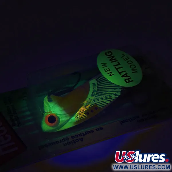 Heddon Rattling Sonar Flash 433F UV Cikáda, Chartreuse, 14g, UV, #8948