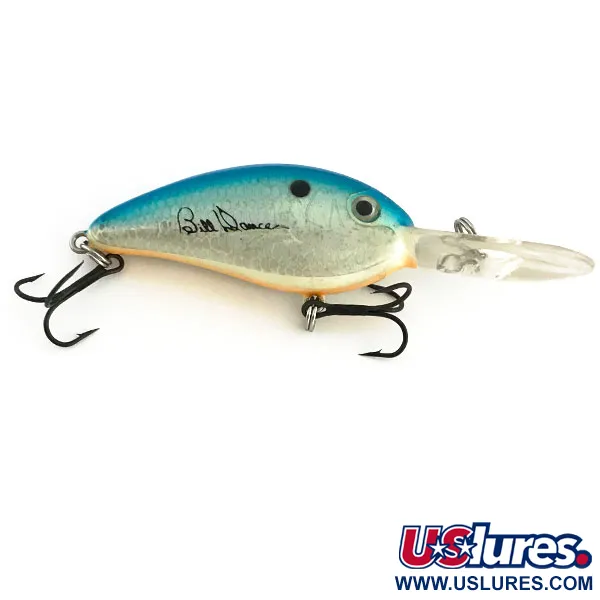 Excalibur Bomber Bill Dance Fat Fingerling Crankbait, Modro-Stříbrná, 12g, #8962