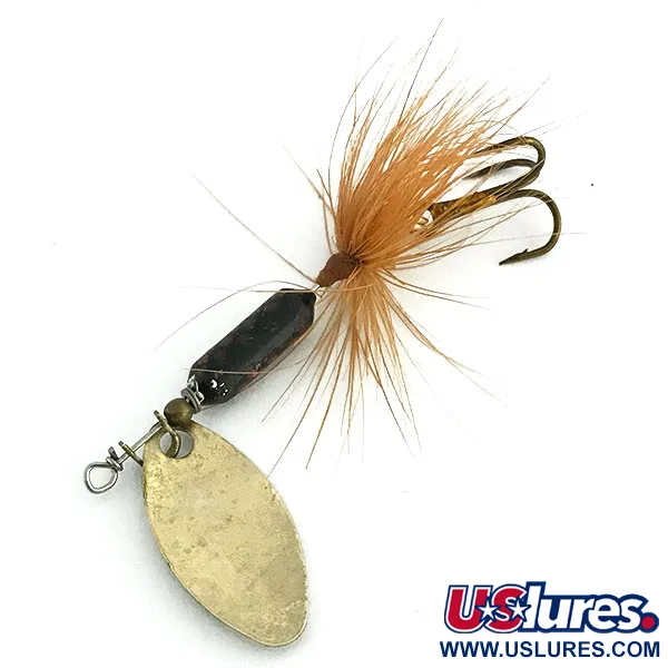 Worden’s Original Rooster Tail Třpytka, Zlatá, 1,77g, Peří, #8984