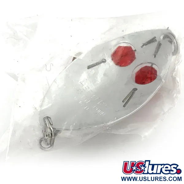 Herter's Glass eye spoon Plandavka, Nikl/Červená, 11g, Oči, #8987